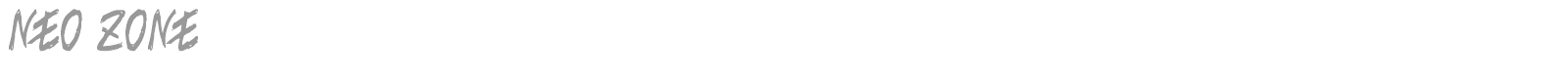 Neo Zone font preview